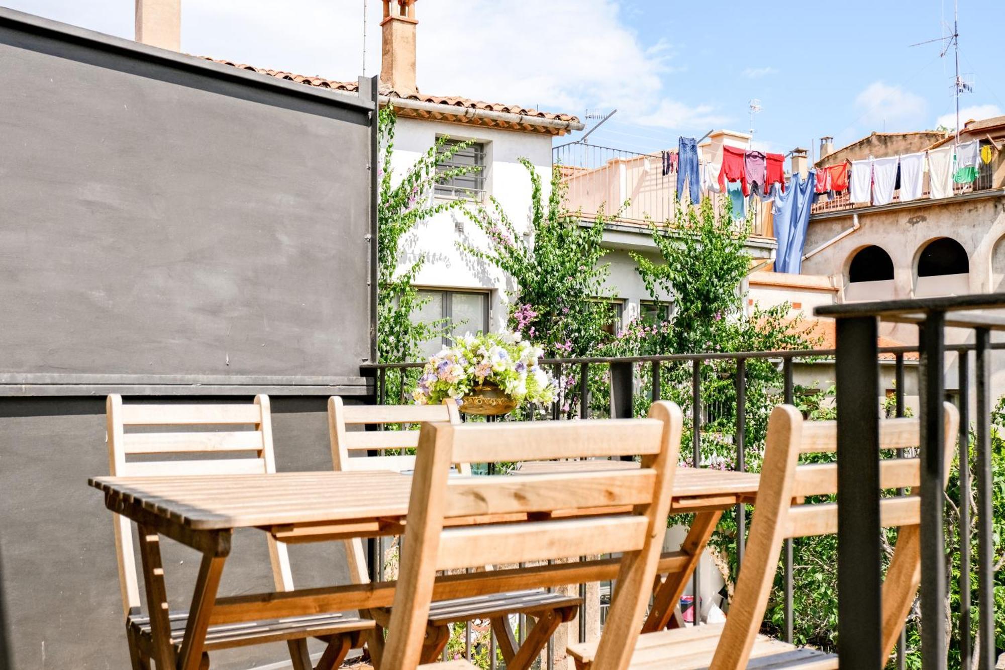Ca Leudald 3 Apartamento En Besalu Con Terraza Экстерьер фото