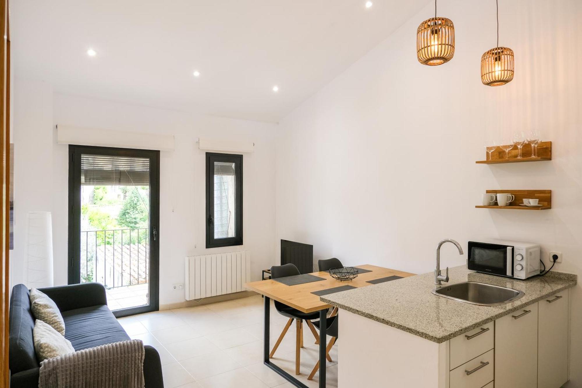 Ca Leudald 3 Apartamento En Besalu Con Terraza Экстерьер фото